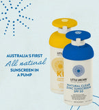 Little Urchin - All Natural Clear Zinc Sunscreen SPF50 (300g)