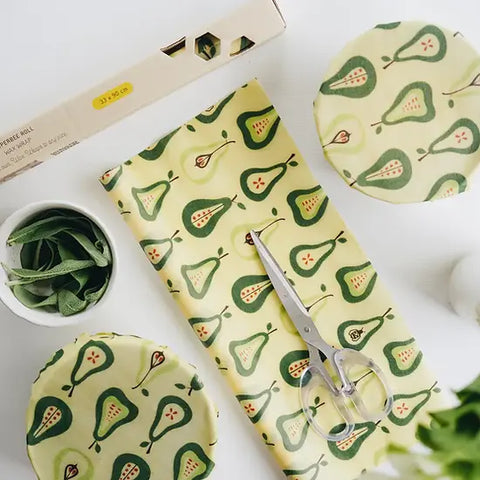 Superbee Beeswax Wrap Roll - Pears