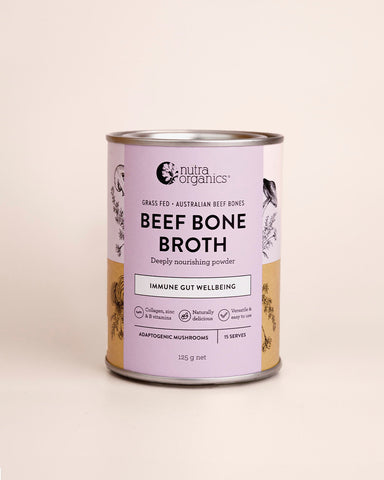 Nutra Organics - Bone Broth - Beef - Adaptogenic Mushroom (125g)