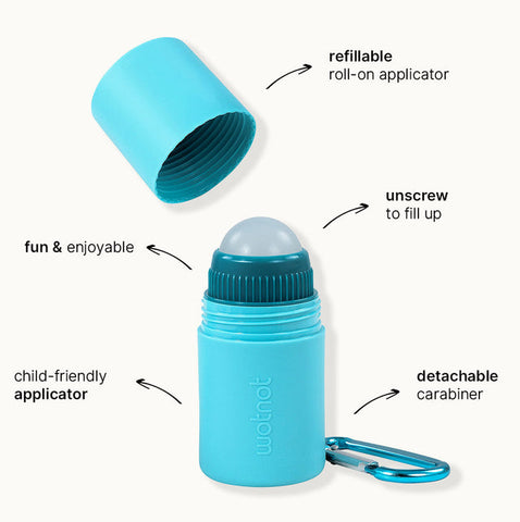 Wotnot Refillable Sunscreen Roll On Applicator