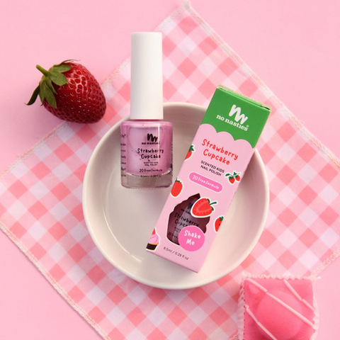 No Nasties - 20 Free Scented Nail Polish - Strawberry Cupcake (8.5ml)