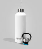 Cheeki - Classic Insulated Bottle - White (600ml)