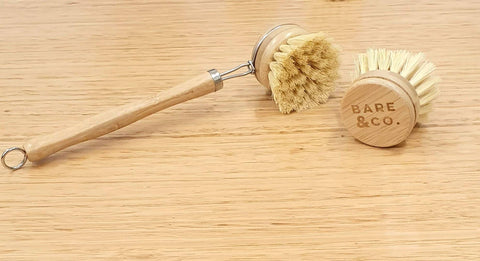 Bare & Co. - Reusable Bamboo Dish Brush Pack