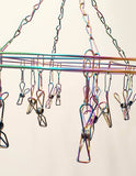 Bare & Co. - Stainless Steel Peg Hanger (20 pegs) - Rainbow Curve Design