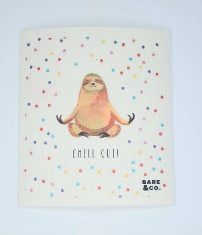 Bare & Co. Reusable Cellulose Cloth - Sloth