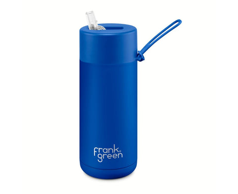 Frank Green - Stainless Steel Ceramic Reusable Cup with Straw - Royalty (16oz)
