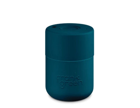 Frank Green - Original Reusable Cup with Push Button Lid - Marine Blue (8oz)