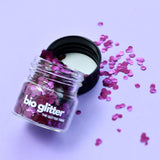 The Glitter Tribe - Biodegradable Glitter Glass Jar - Amethyst (10g)