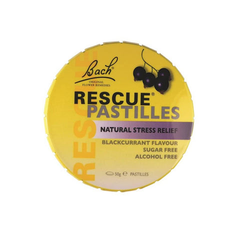 Bach Flower Remedies - Rescue Pastilles - Blackcurrant (50g)