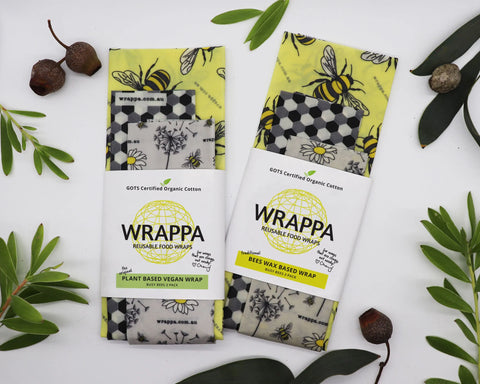 WRAPPA - Plant-Based Wraps - Busy Bees (3 Pack)