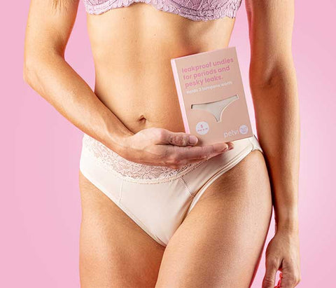 Pelvi - Leakproof Underwear - Bikini - Beige (XS)
