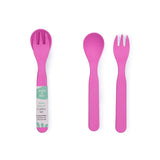 Bobo & Boo - Plant-Based Cutlery Set - Pink