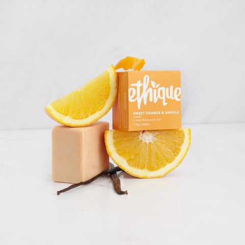 Ethique - Solid Creme Bodywash Bar - Sweet Orange and Vanilla (110g)