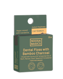 Noosa Basics - Dental Floss with Activated Charcoal - Cardamon (35m)