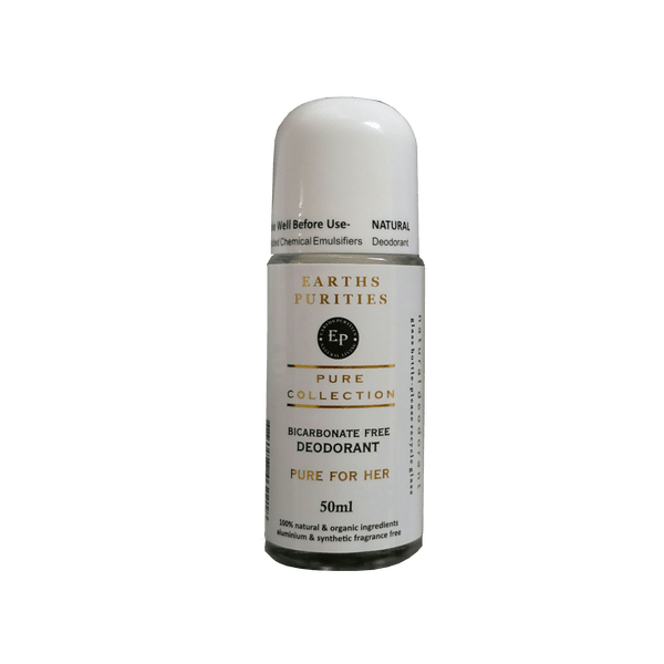 Earths Purities -  Pure for Her Bicarb Free Deodorant (50ml)