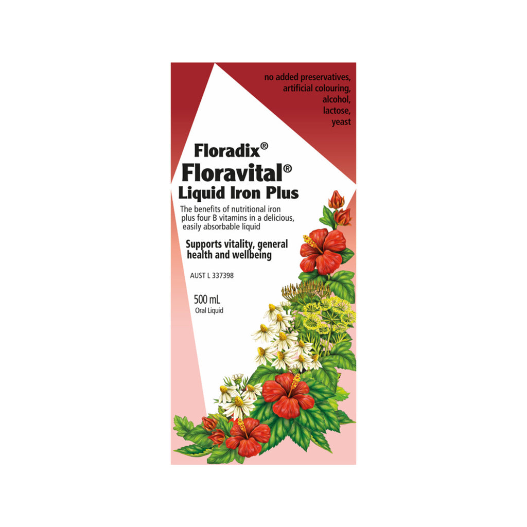Floradix - Floravital Liquid Iron Plus Oral Liquid (500ml)