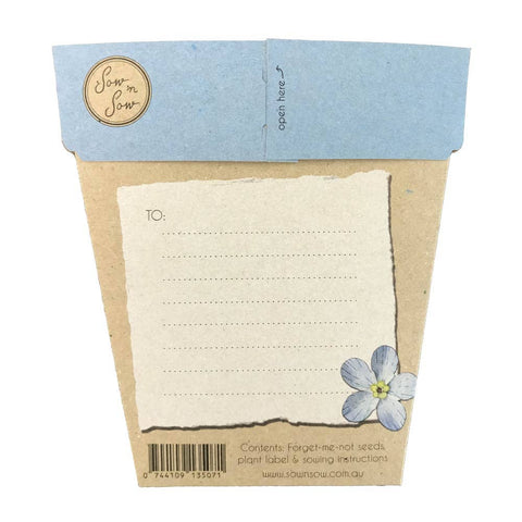 Sow 'n Sow - A Gift Of Seeds - Forget-Me-Not