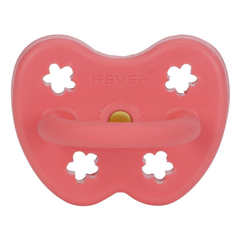 Hevea - Pacifier - Orthodontic - Coral (3-36 months)