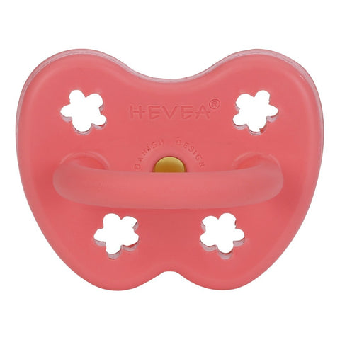 Hevea - Pacifier - Orthodontic - Coral (3-36 months)