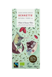 Bennetto Natural Food Co. - Organic and Fairtrade Dark Chocolate - Dark Mint (80g)