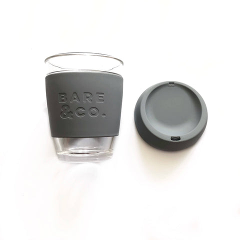 Bare & Co. - Reusable Coffee Cup - Grey (12oz/340ml)