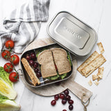 Ever Eco - Stainless Steel Bento Lunch Box - 2 Compartment with Removable Divider (1.4L)