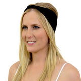 Kooshoo - Enso Twist Headband - Raven Black