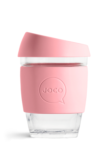 JOCO - Reusable Glass Cup - Strawberry (Regular 12oz)