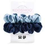 Kooshoo - Organic Plastic-free Scrunchies - Evening Sky (2 Pack)