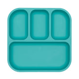 Bobo & Boo - Plant-Based Bento-Style Divided Plate - Green (21cm x 22cm)