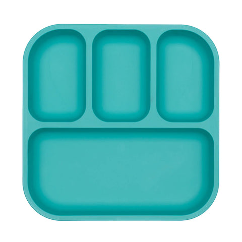 Bobo & Boo - Plant-Based Bento-Style Divided Plate - Green (21cm x 22cm)