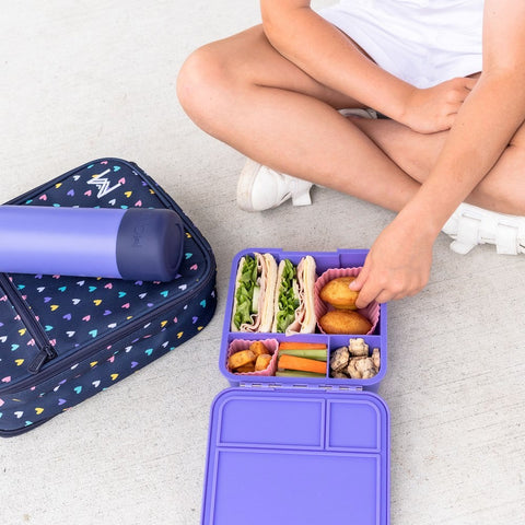 Little Lunch Box Co Bento Three Compartment - Grape