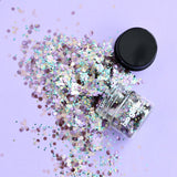 The Glitter Tribe - Biodegradable Glitter Glass Jar - Luna Eclipse (10g)