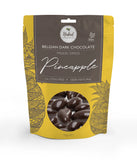 Naked Chocolate Co - Dark Chocolate Freeze Dried Pineapple (100g) BEST BEFORE 25/10/23