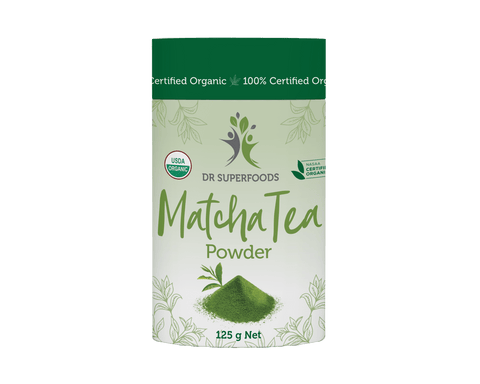 Dr Superfoods- Certified Organic Matcha Tea Powder (125g)