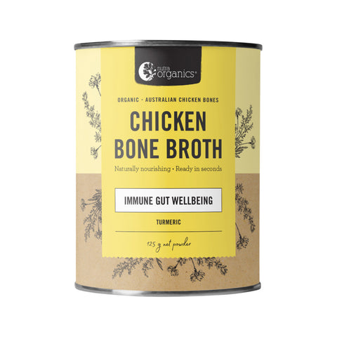 Nutra Organics - Bone Broth - Chicken - Turmeric (125g)