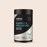 Melrose Energy & Wellbeing Grass Fed Beef Liver Capsules - 120 capsules BEST BEFORE  31/05/2025