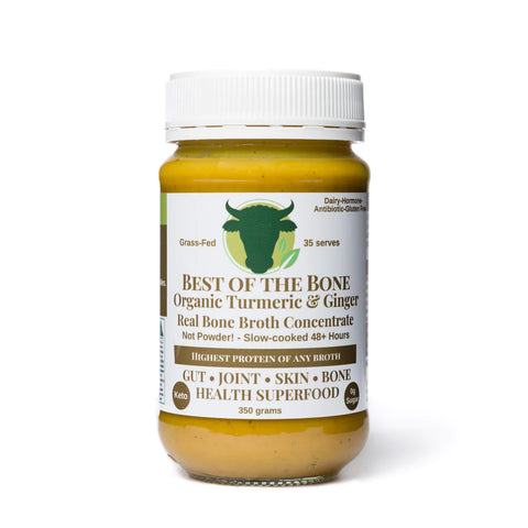 Best of the Bone - Grass-fed Beef Bone Broth Concentrate - Turmeric and Ginger (390g)