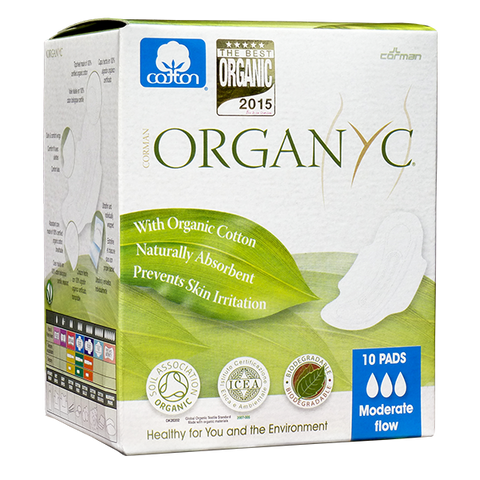 Organyc - Organic Cotton Pads - Moderate (10 pack)