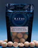 Ratio Cocoa Roasters - White Chocolate Christmas Pudding Bites (190g)