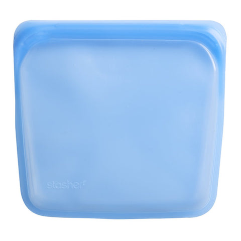 Stasher - Plastic-Free Sandwich Bag - Blue Topaz