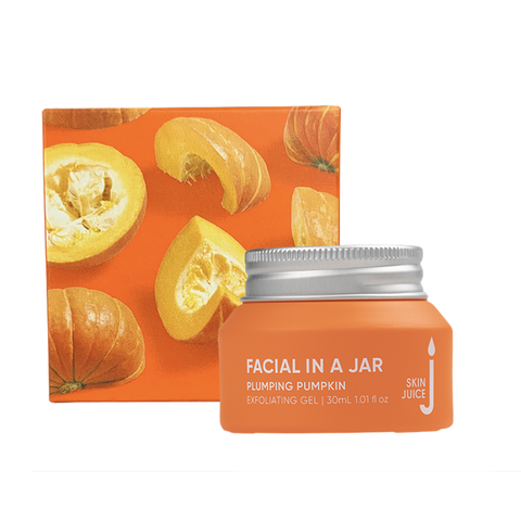Skin Juice - Facial in a Jar - Plumping Pumpkin Exfoliating Gel (30ml)