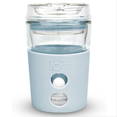 IOco -  All Glass Piccolo Coffee Traveller - Ocean (4oz)