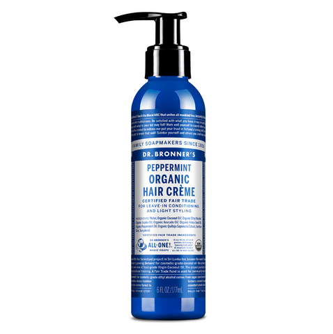 Dr Bronners - Organic Hair Creme - Peppermint (177ml)