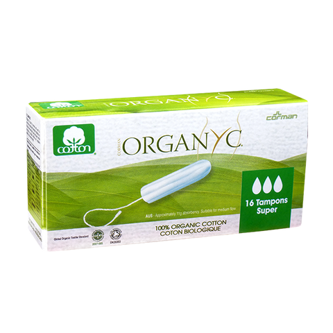 Organyc - Organic Cotton Tampons - Super (16 pack)
