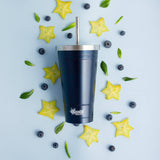 Cheeki - Insulated Stainless Steel Tumbler with Straw - Ocean (500ml)