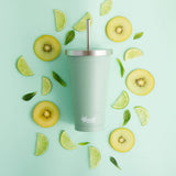 Cheeki - Insulated Stainless Steel Tumbler with Straw - Pistachio (500ml)