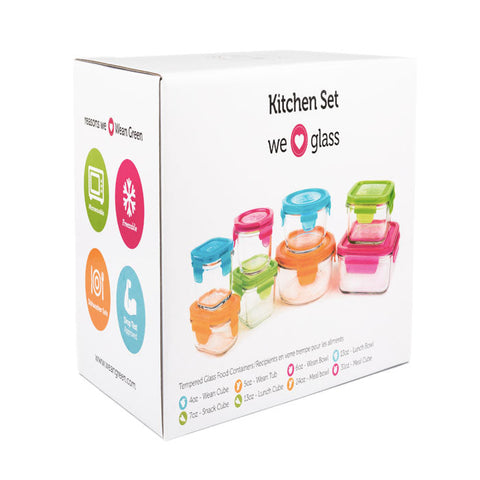 Wean Green - Kitchen Starter Set (8 Pieces)