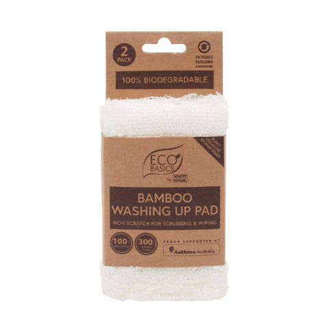 Eco Basics - Bamboo Washing Up Pads (2 Pack)