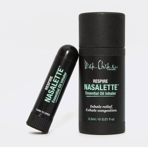 Black Chicken - Nasalette™ Essential Oil Inhaler - Respire (0.5ml)